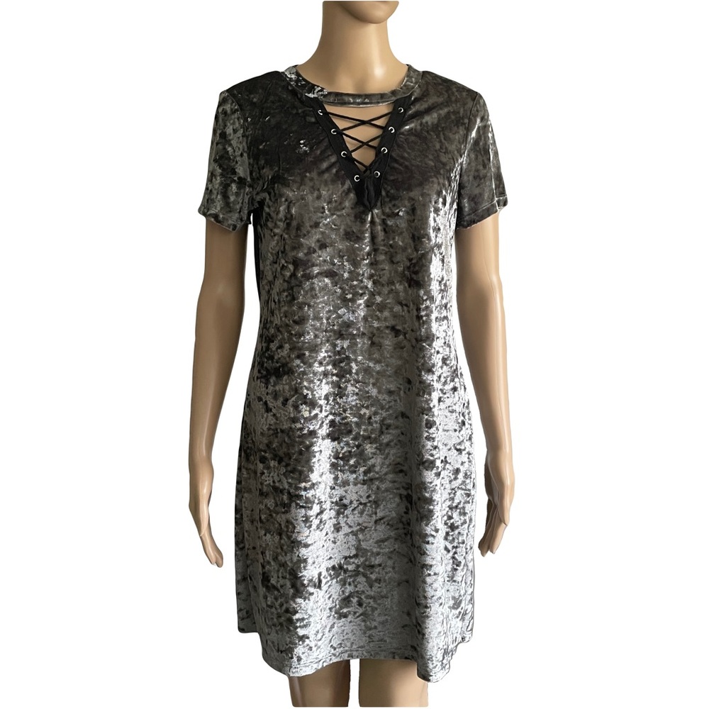 Adam Levine Crushed Velvet Dress